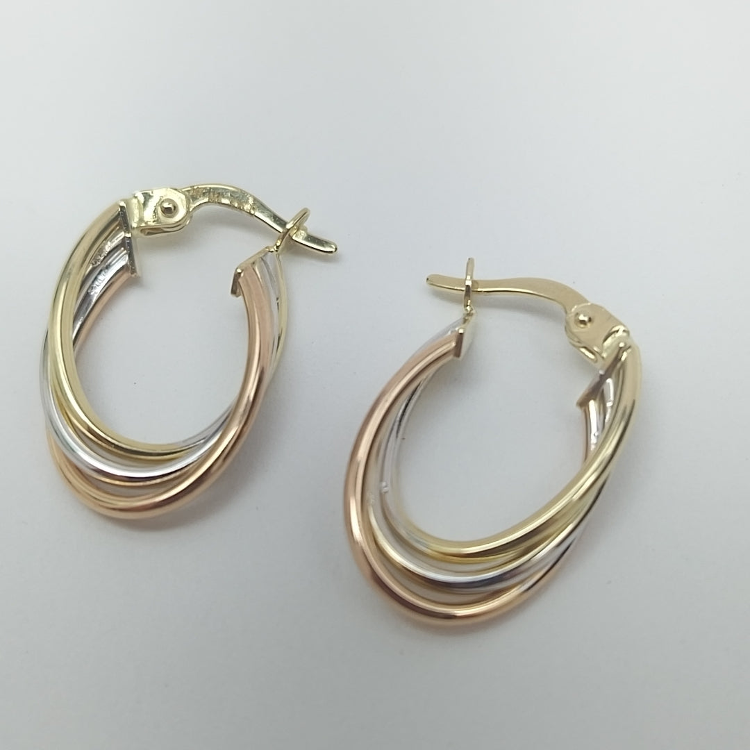 ARRACADAS ORO 14K 1.5 (NUEVO)