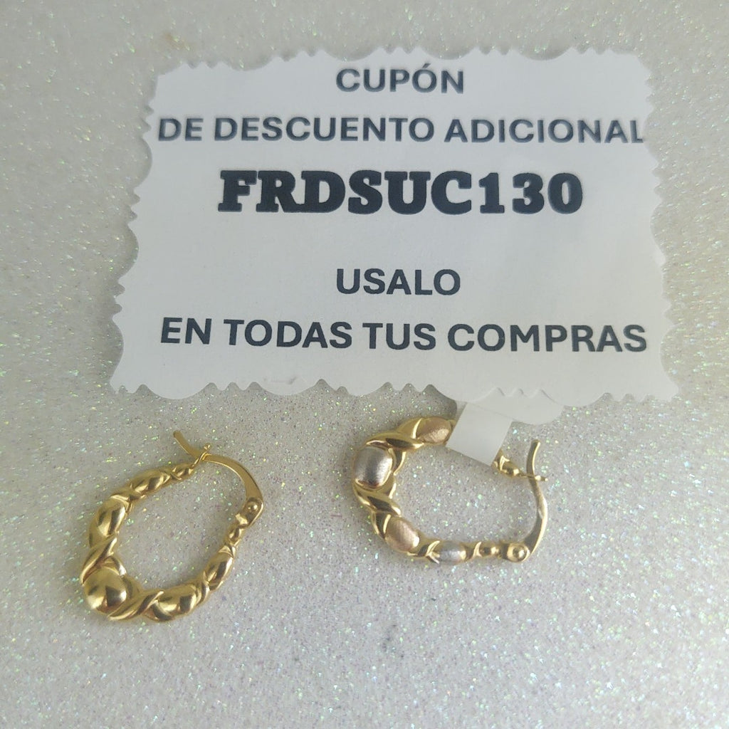 ARRACADAS ORO 14K 1.2 (NUEVO)