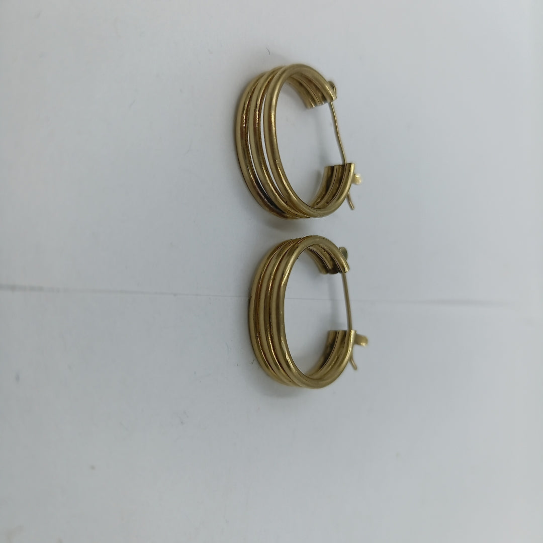 ARRACADAS PAR ORO 10 K 3.2 GRMS (SEMINUEVO)