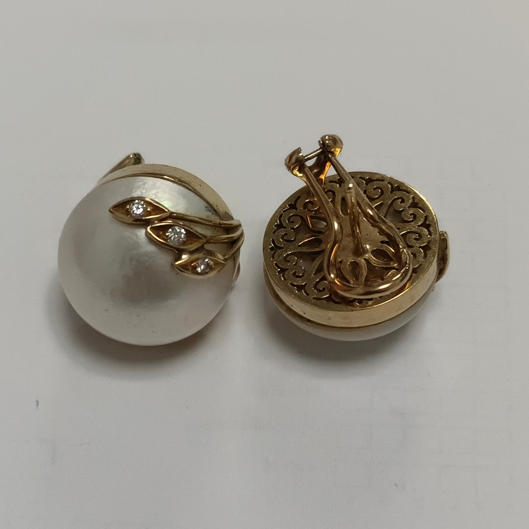 ARETES PAR ORO 14 K 11.8 GRMS (SEMINUEVO)