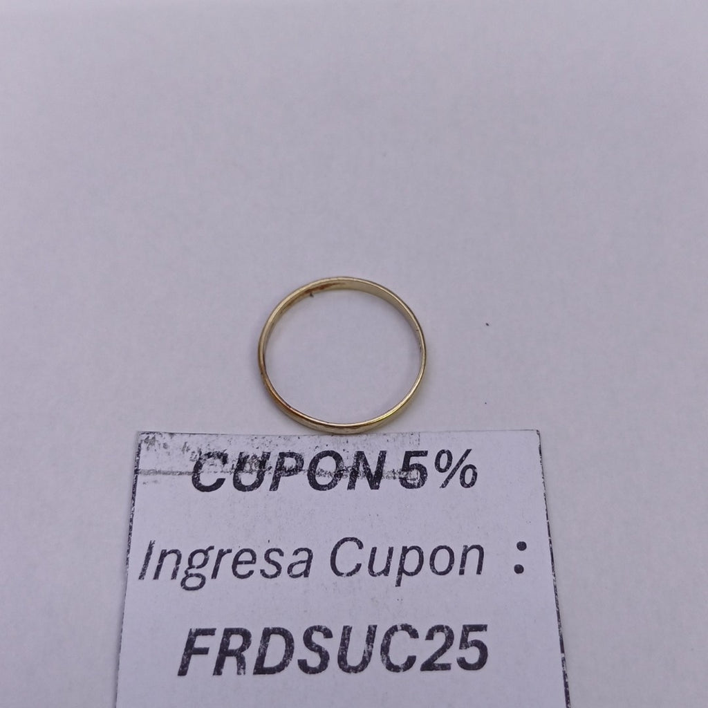 ARGOLLA ORO 10 K 0.8 GRMS (SEMINUEVO)