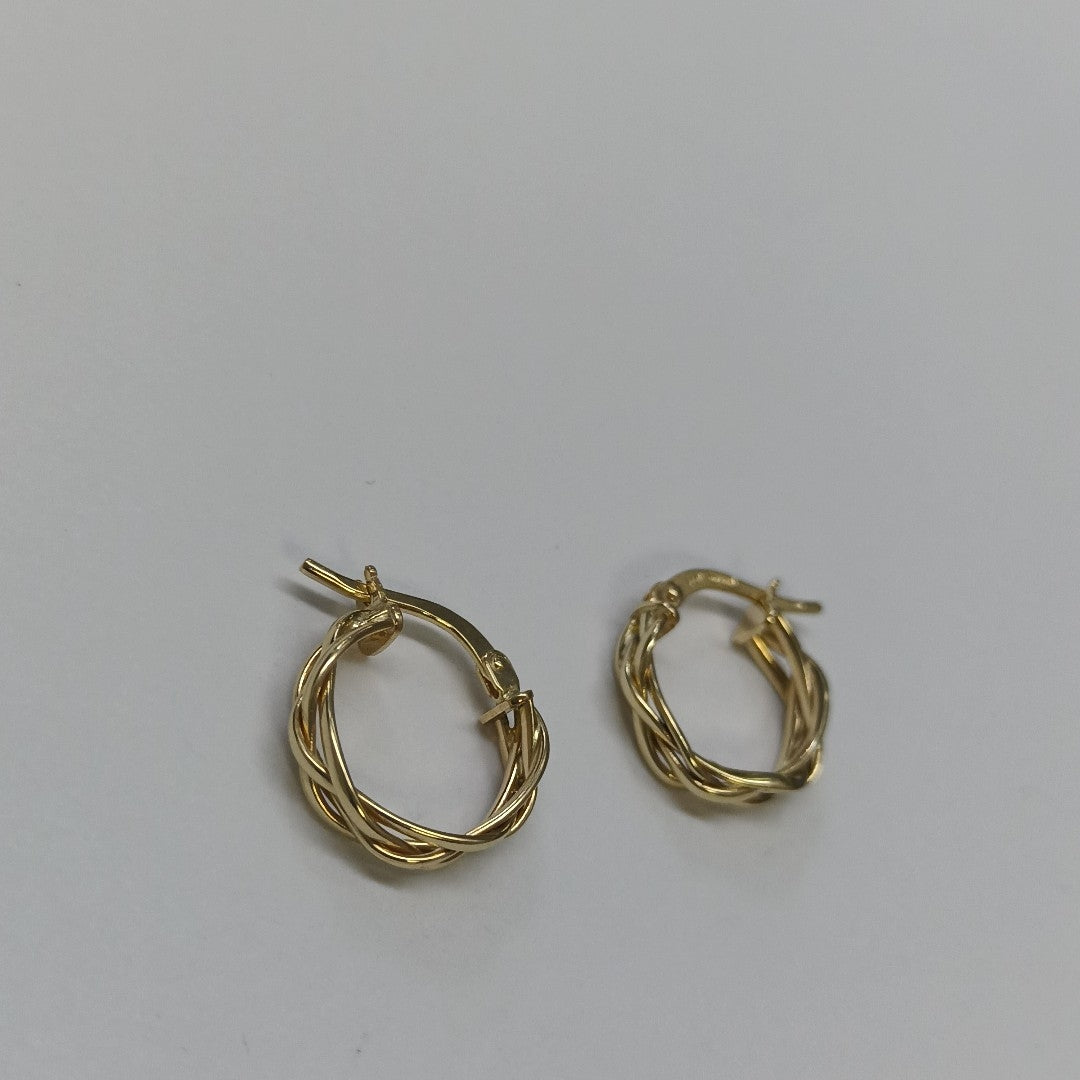 ARRACADAS ORO 14K 1.5 (NUEVO)