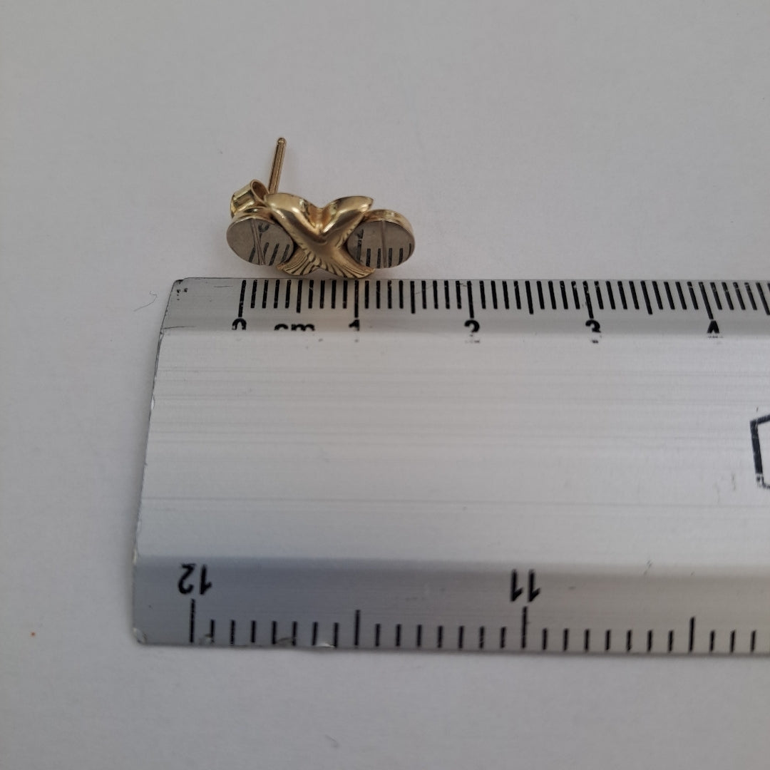 ARETES PAR ORO 14 K 2.4 GRMS (SEMINUEVO)