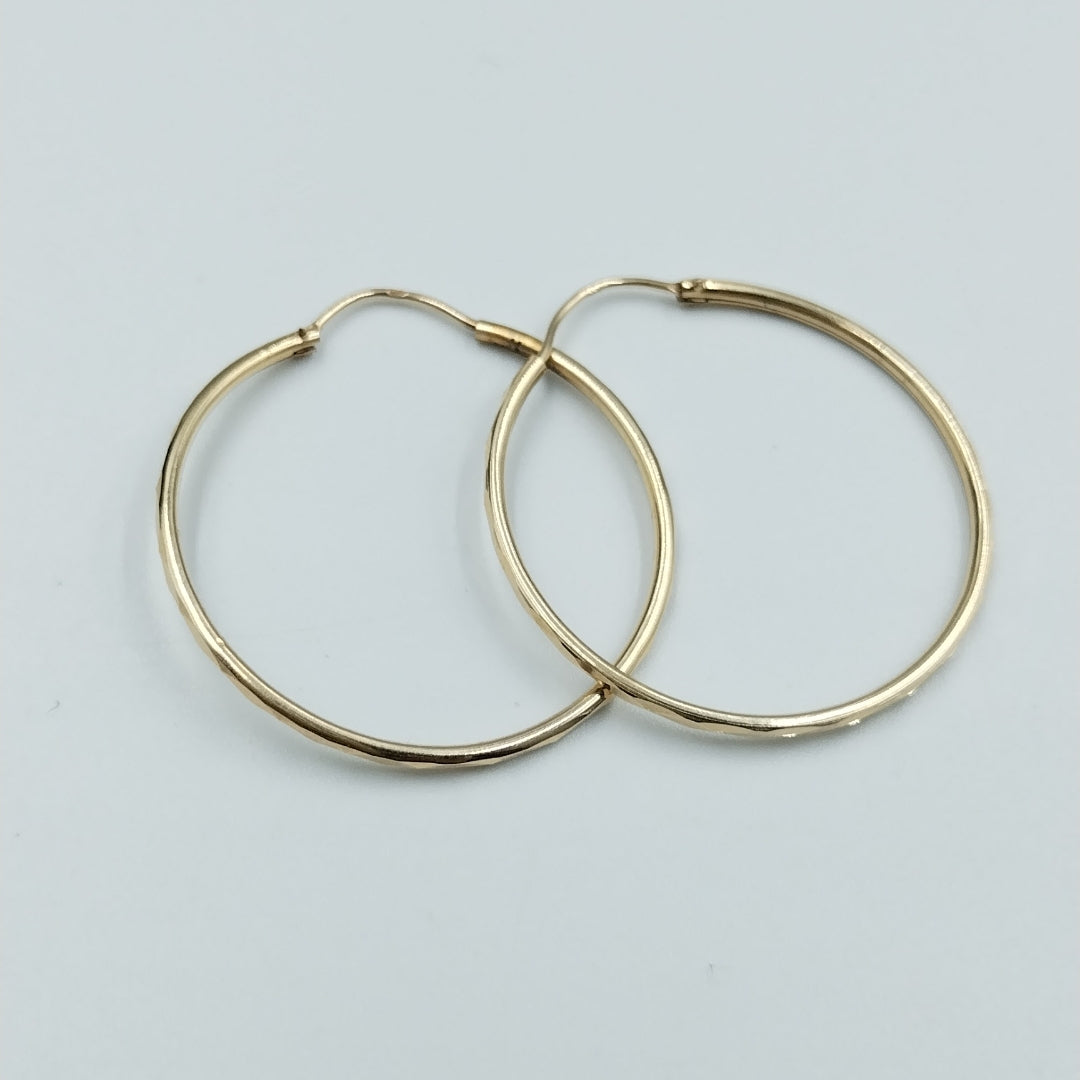 ARRACADAS PAR ORO 14 K 1.6 GRMS (SEMINUEVO)