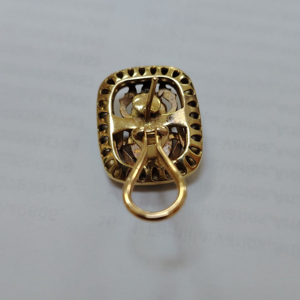 ARETES PAR ORO 18 K 16,60 GRMS (SEMINUEVO)