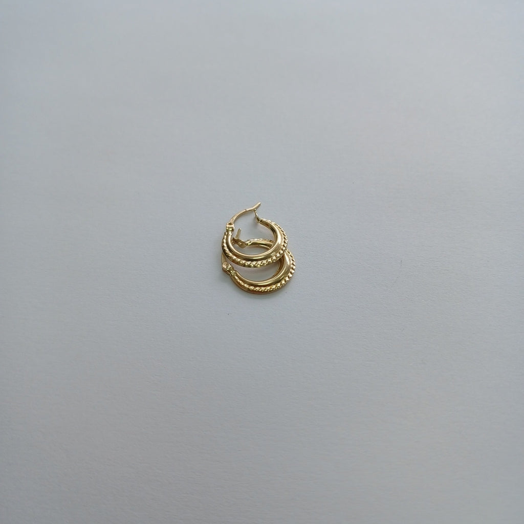 ARRACADAS ORO 14K 0.7 (NUEVO)