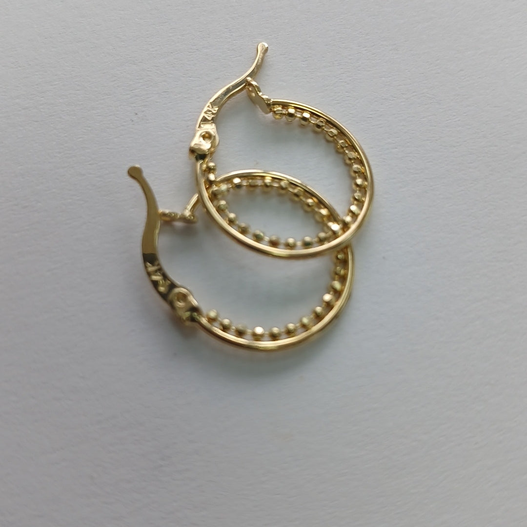 ARRACADAS ORO 14K 1.7 (NUEVO)