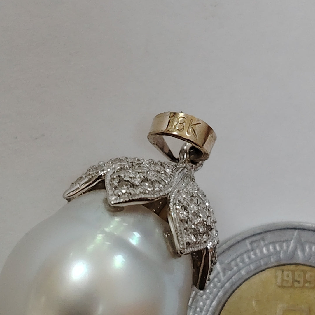 DIJE ORO BLANCO 18 K 7,70 GRMS (SEMINUEVO)