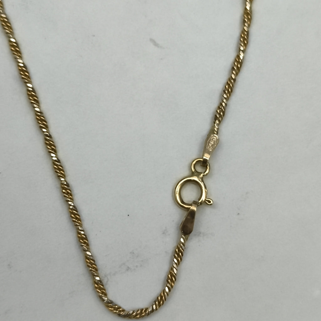GARGANTILLA ORO 14 K 3,60 GRMS (SEMINUEVO)