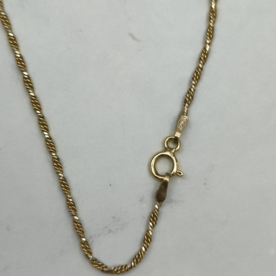 GARGANTILLA ORO 14 K 3,60 GRMS (SEMINUEVO)