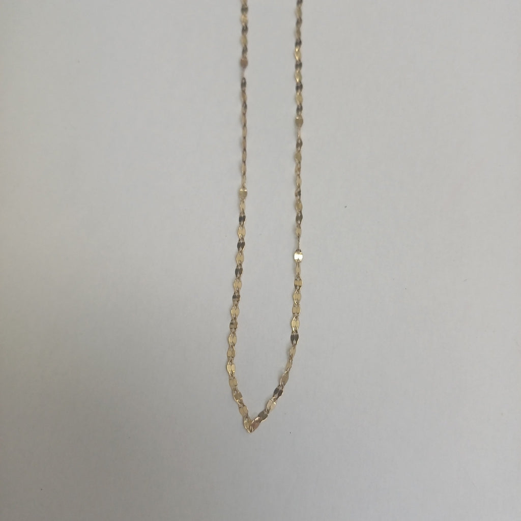 CADENA ORO, ORO COMBINADO 10 K 1.4 GRMS (SEMINUEVO)