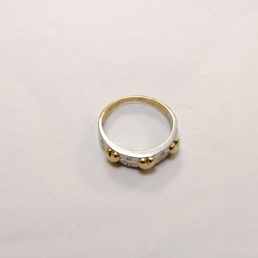 ANILLO ORO,ORO BLANCO 14 K 2,70 GRMS (SEMINUEVO)