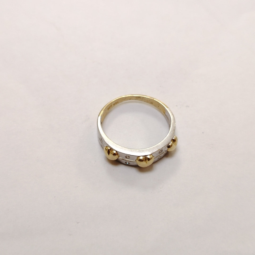 ANILLO ORO,ORO BLANCO 14 K 2,70 GRMS (SEMINUEVO)