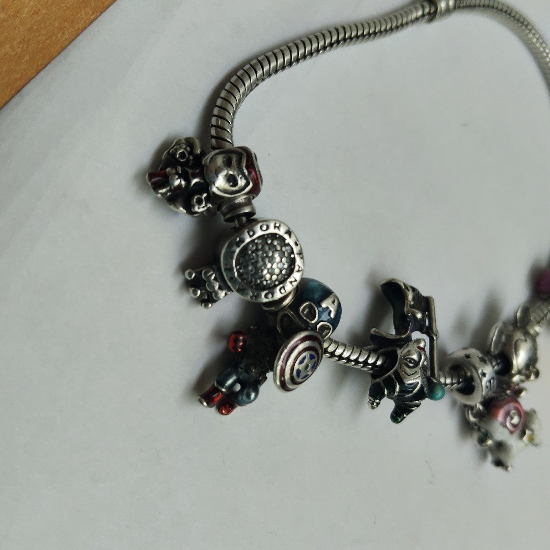 DIJE, PULSERA PLATA 33.2 GRMS (SEMINUEVO)