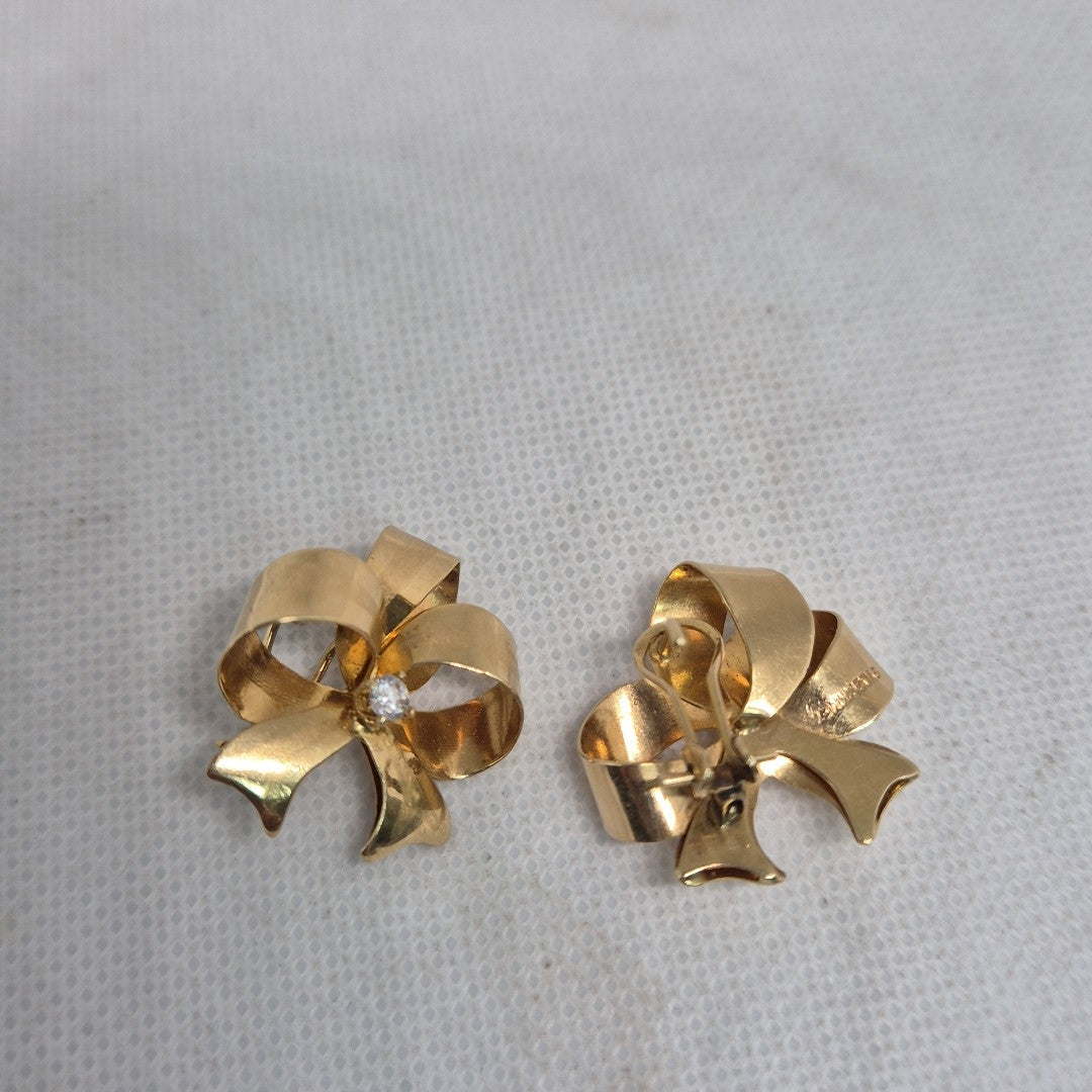 ARETES PAR ORO 14 K 6 GRMS (SEMINUEVO)