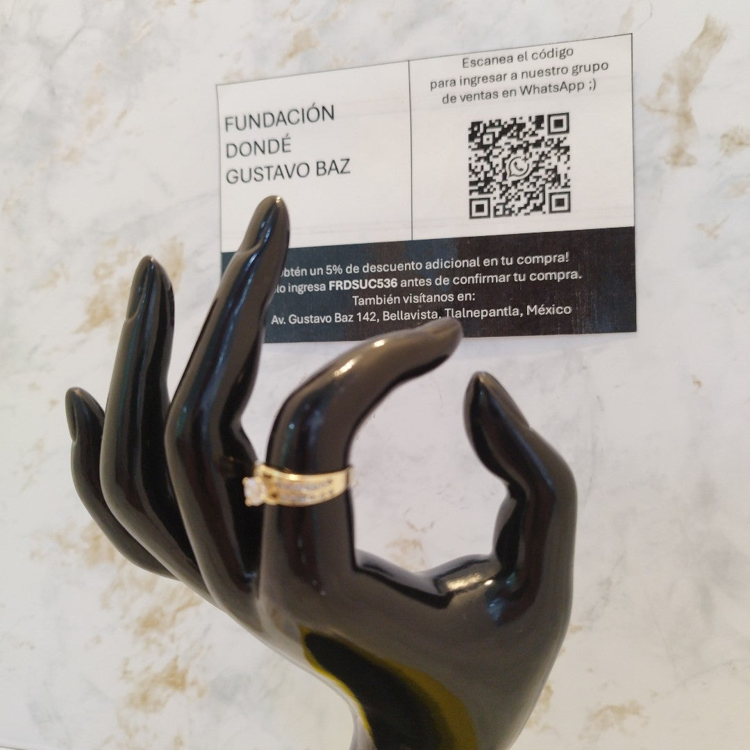 ANILLO ORO 10 K 2,60 GRMS (SEMINUEVO)