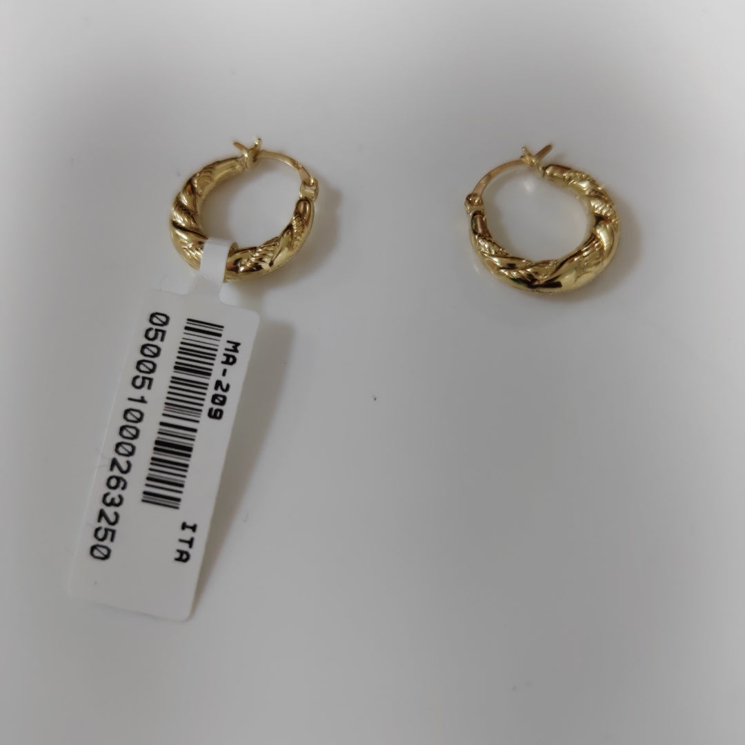 ARRACADAS ORO 10K 0.8 (NUEVO)