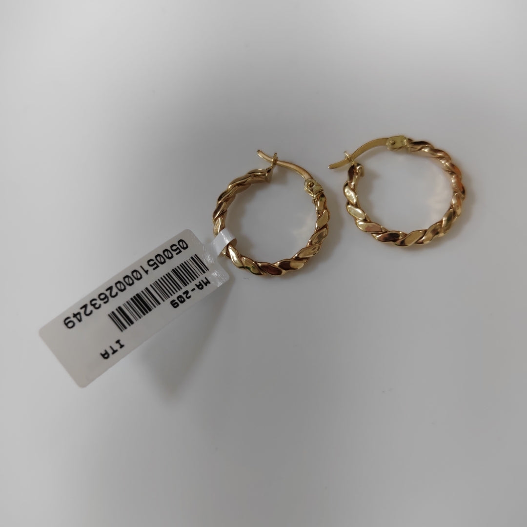 ARRACADAS ORO 10K 1.3 (NUEVO)