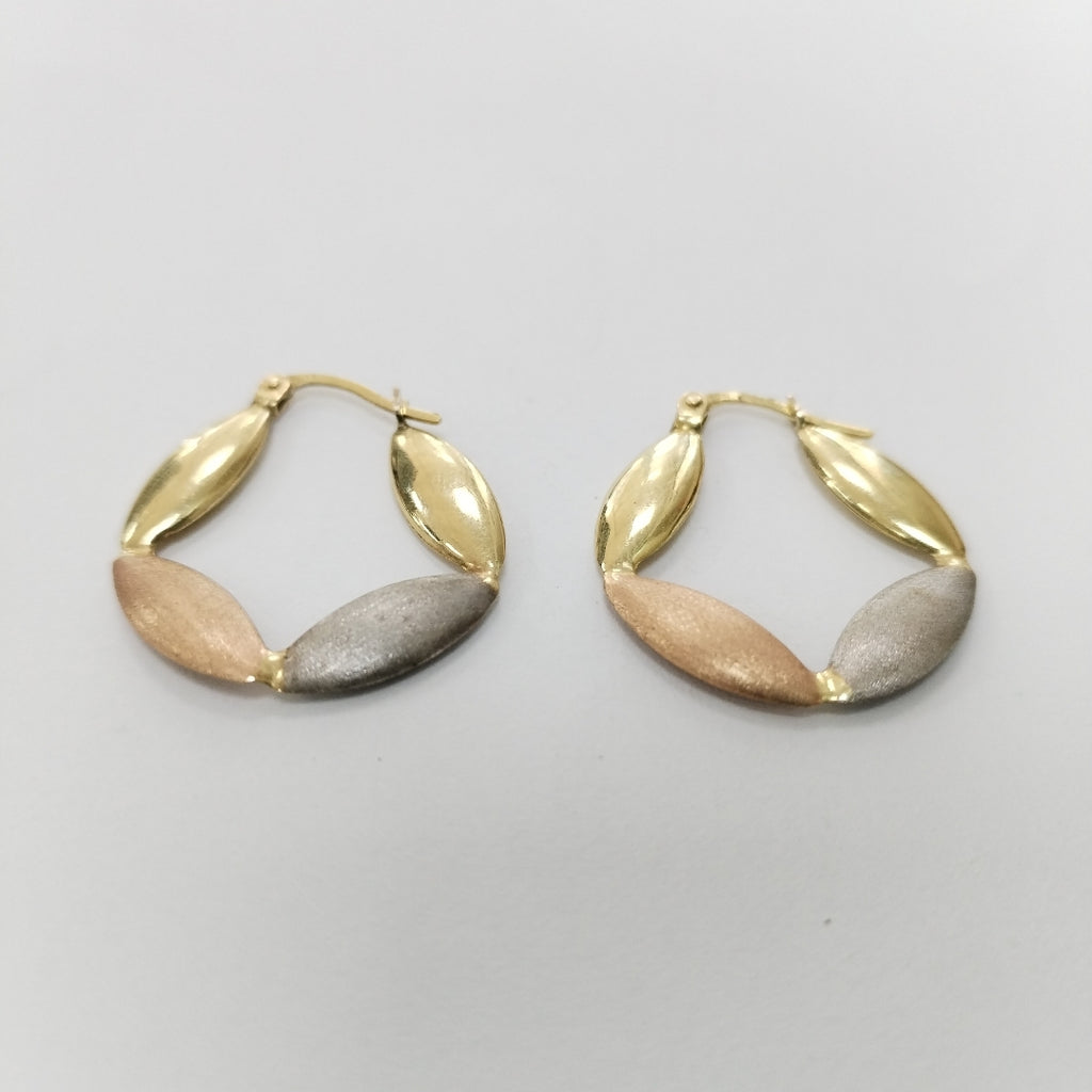 ARRACADAS PAR ORO 14 K 1,40 GRMS (SEMINUEVO)