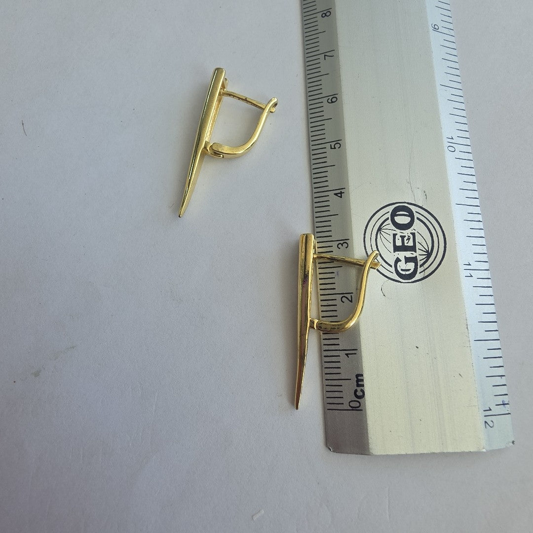 ARETES PAR ORO 10 K 3.8 GRMS (SEMINUEVO)