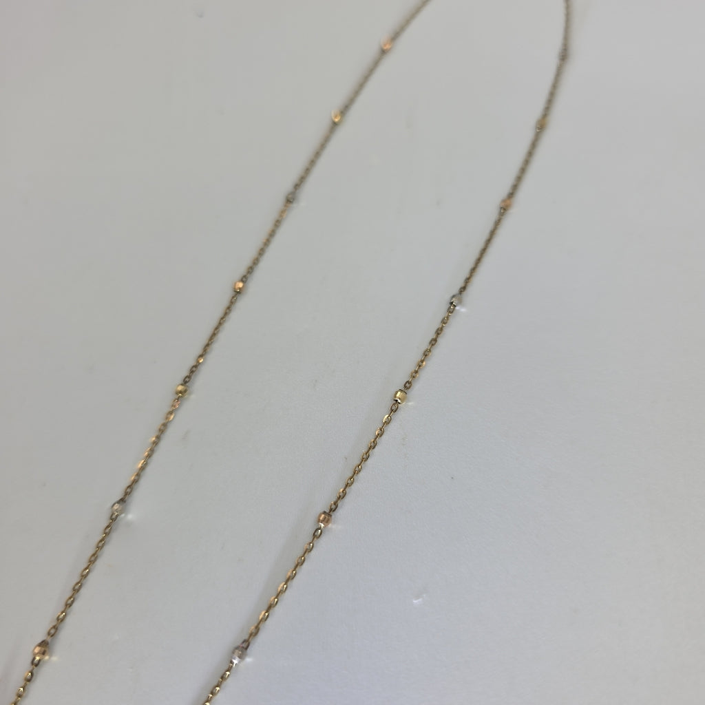 CADENA ORO, ORO COMBINADO 14 K 1.5 GRMS (SEMINUEVO)