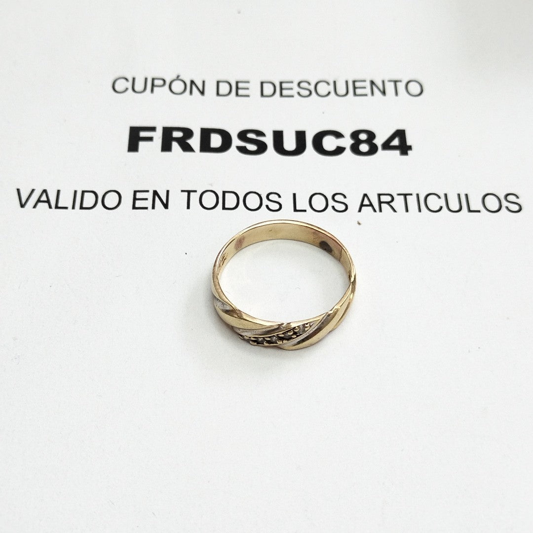 ANILLO ORO 14 K 3.8 GRMS (SEMINUEVO)