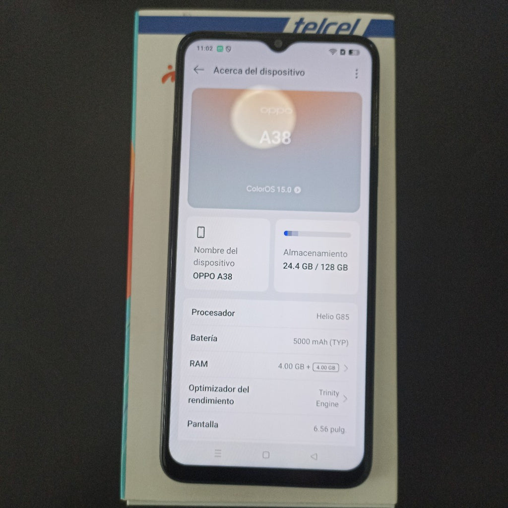 CELULAR OPPO A38 CPH2579 (2023) 128 GB 4 GB RAM (SEMINUEVO)