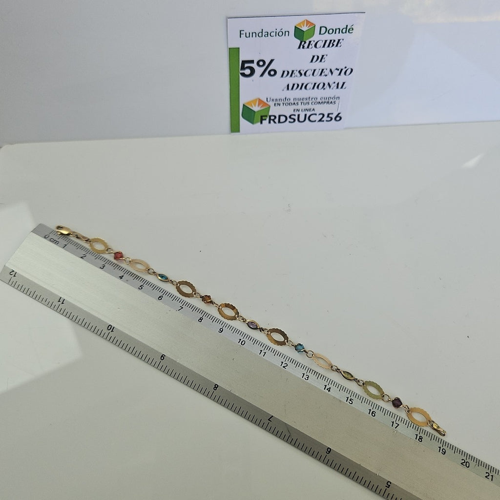 PULSERA ORO 14 K 2.8 GRMS (SEMINUEVO)
