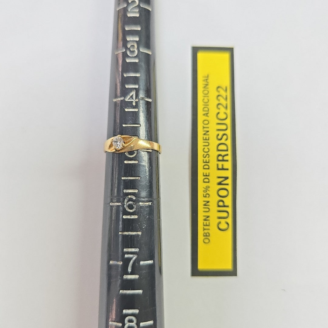ANILLO ORO 10 K 1,00 GRMS (SEMINUEVO)