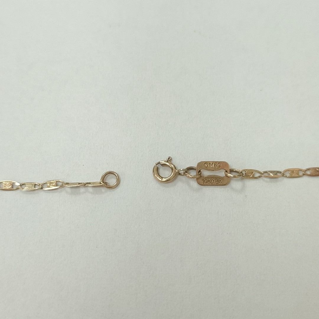 CADENA ORO 14 K 1.7 GRMS (SEMINUEVO)