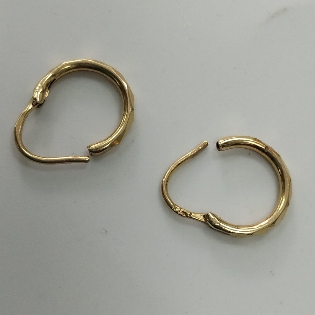 ARRACADAS PAR ORO 14 K 0.6 GRMS (SEMINUEVO)