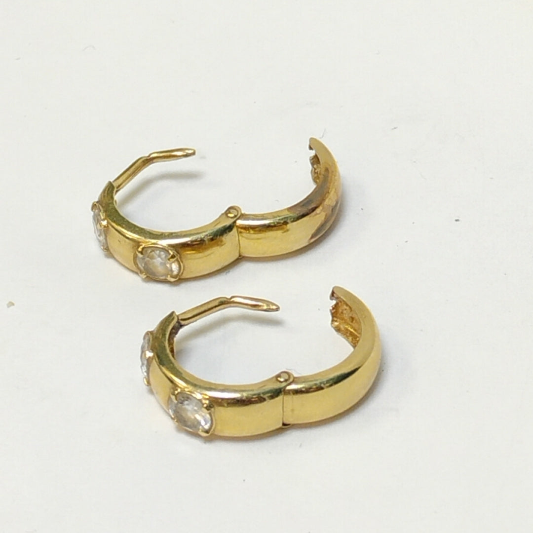 ARRACADAS PAR ORO 14 K 2,30 GRMS (SEMINUEVO)