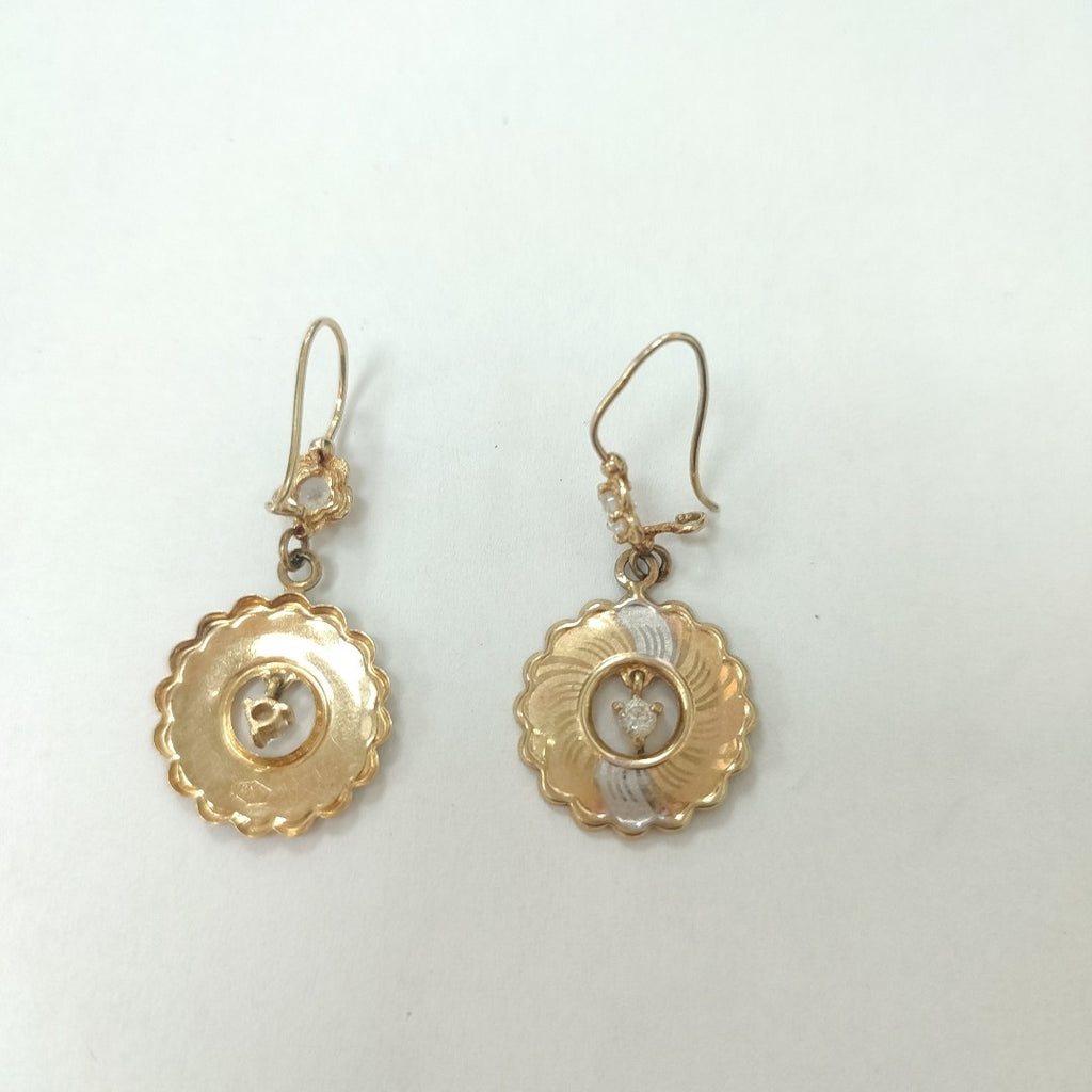 ARETES PAR ORO 14 K 2.7 GRMS (SEMINUEVO)