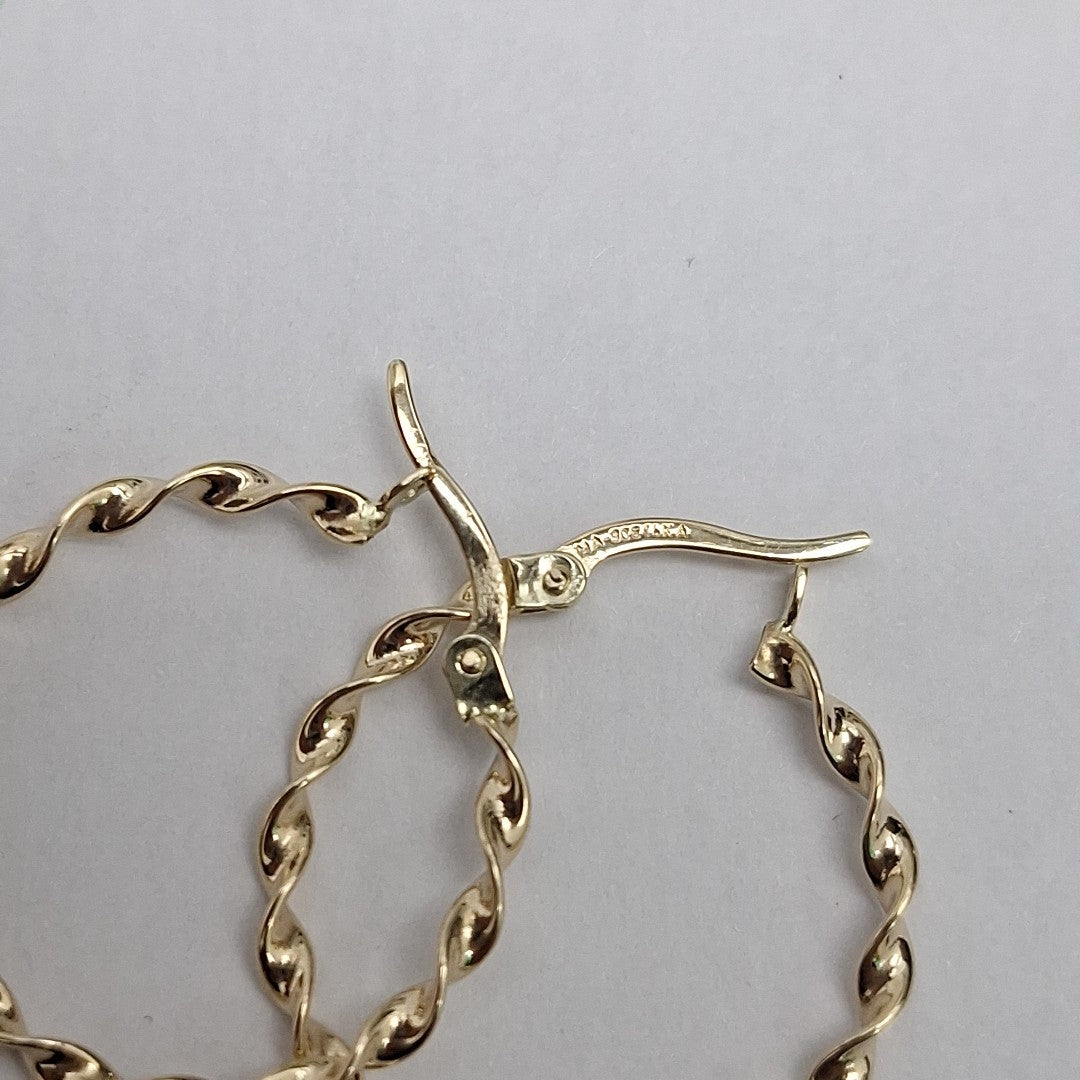 ARRACADAS ORO 14K 1.5 (NUEVO)