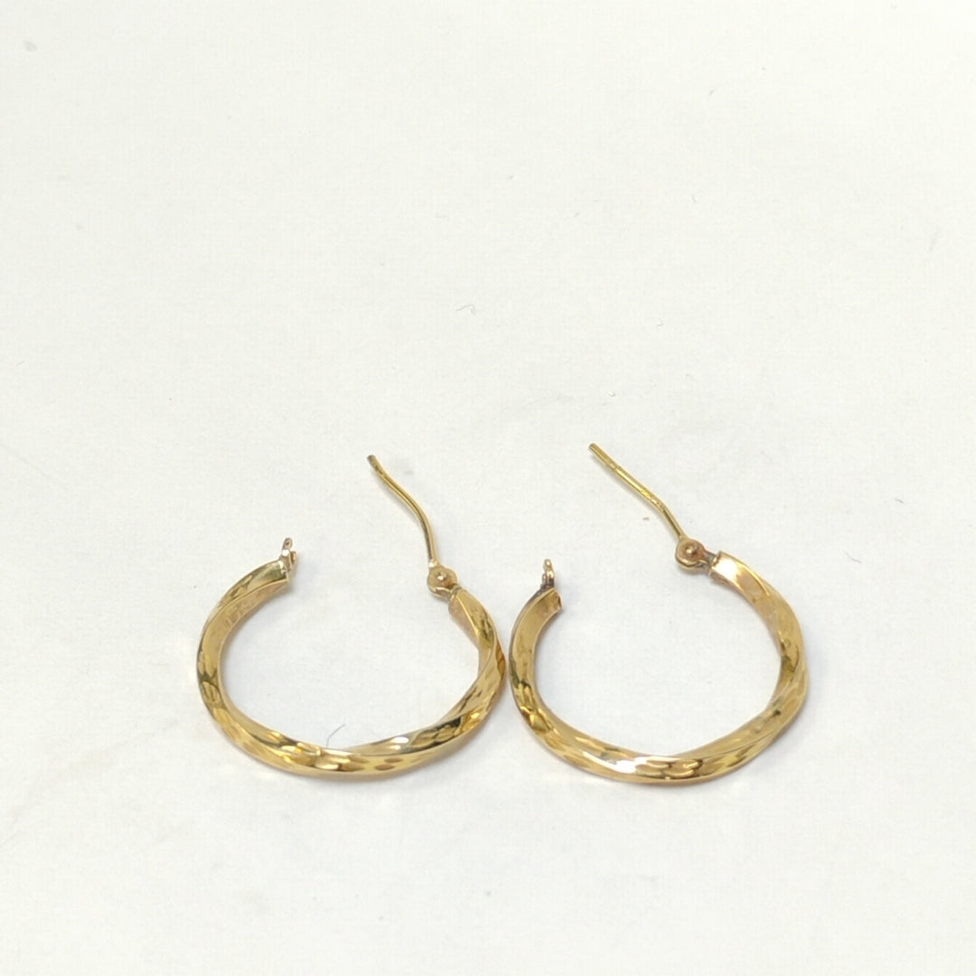ARRACADAS PAR ORO 14 K 0,80 GRMS (SEMINUEVO)