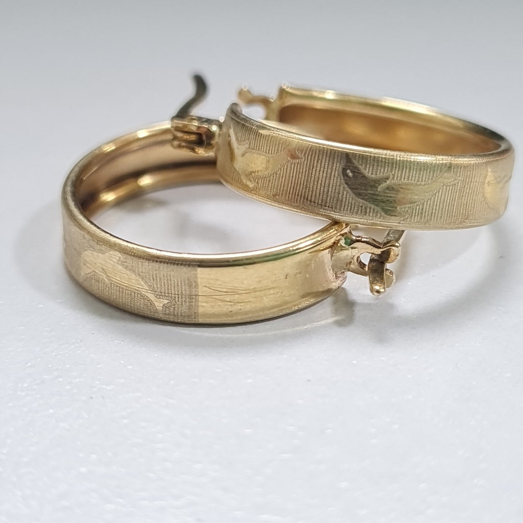 ARRACADAS PAR ORO 14 K 2.1 GRMS (SEMINUEVO)