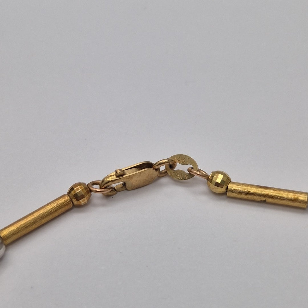 GARGANTILLA ORO, ORO BLANCO 14 K 10 GRMS (SEMINUEVO)