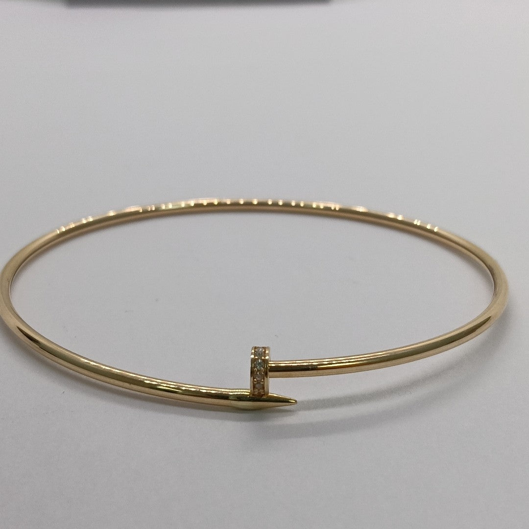 PULSERA CLAVO ORO 14K 2.8 (NUEVO)