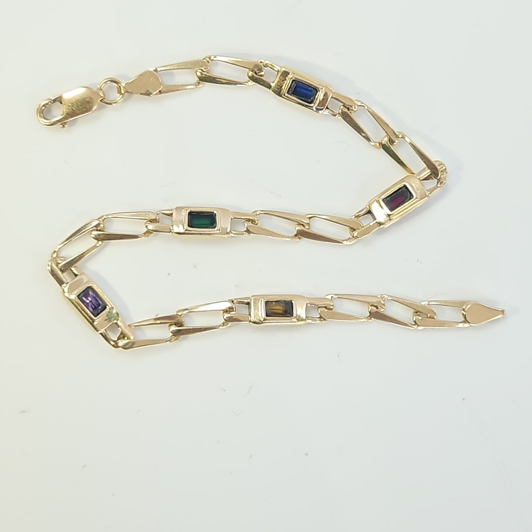 PULSERA ORO 14 K 6.3 GRMS (SEMINUEVO)