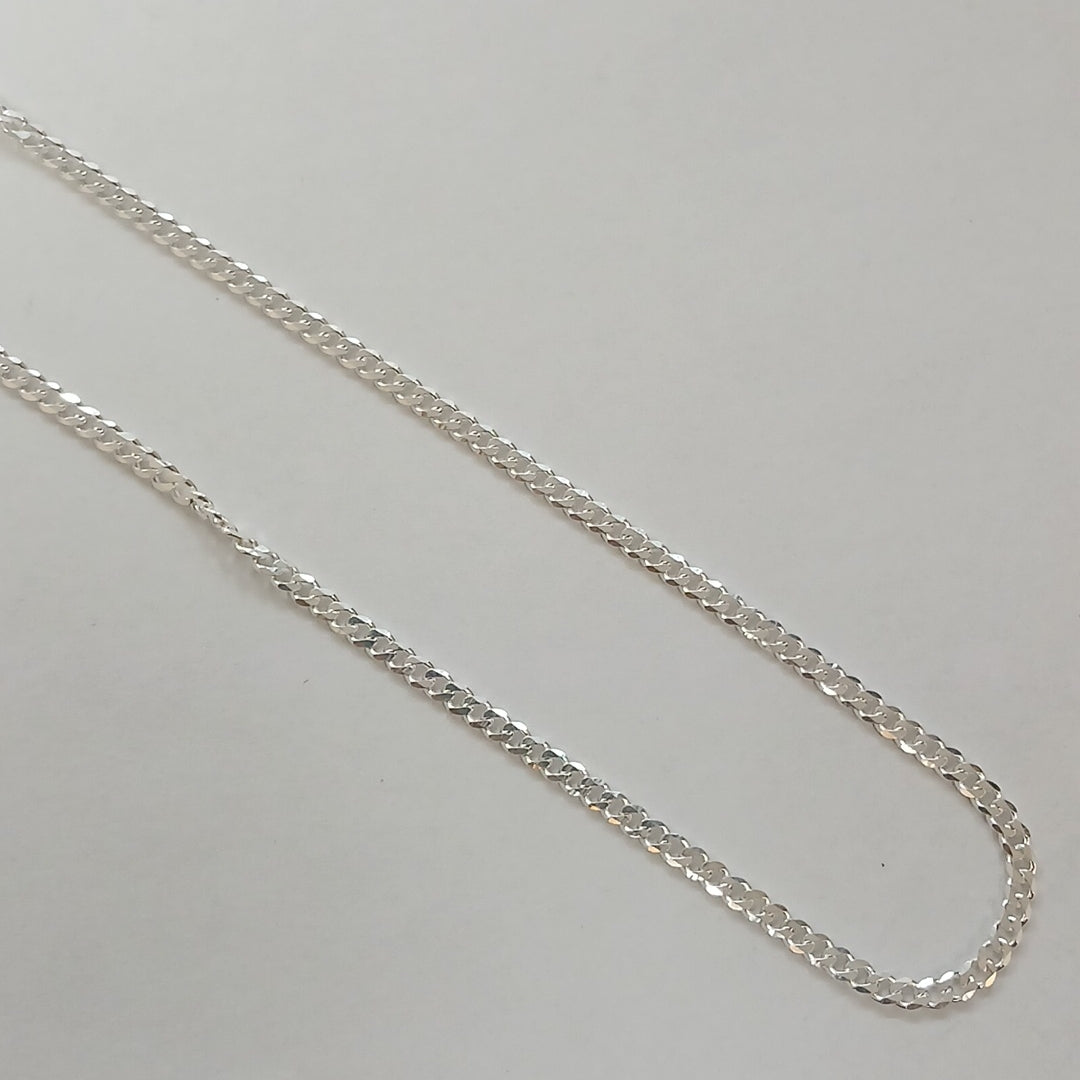 CADENA BARBADA PLATA .925 55 CM 5.13 GR (NUEVO)