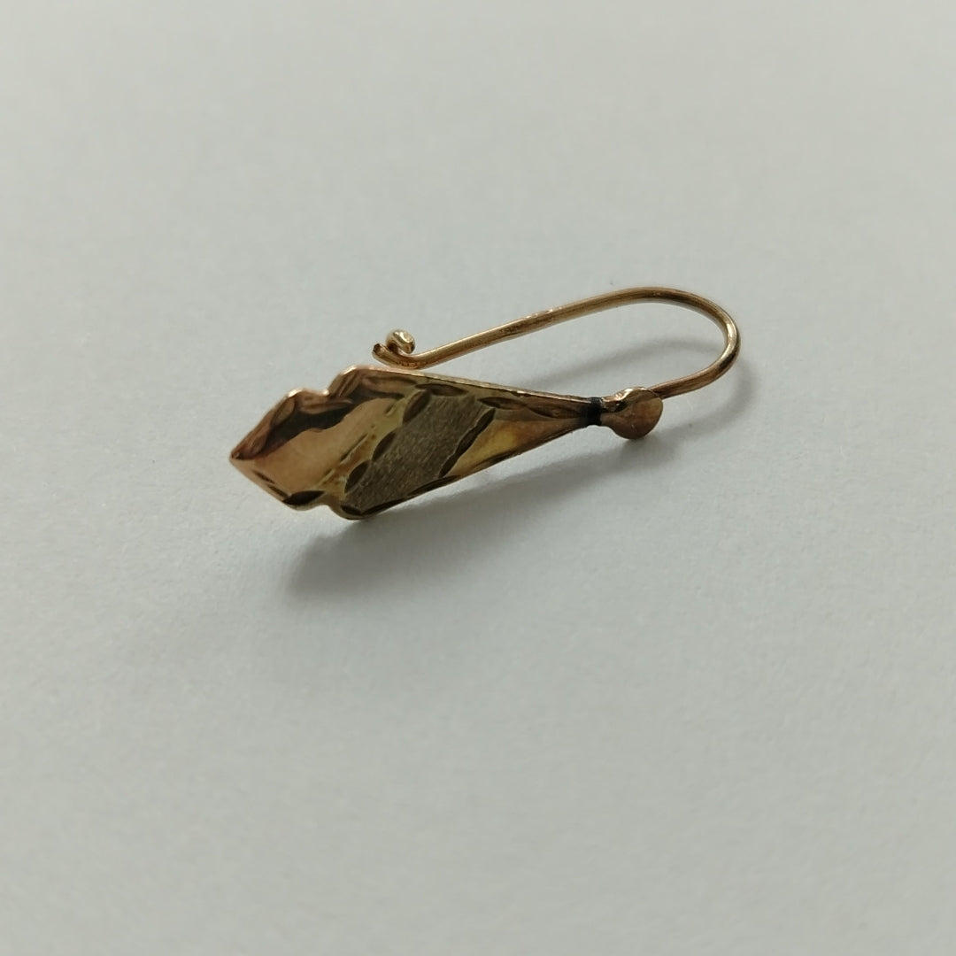 ARETES PAR ORO 10 K 1 GRMS (SEMINUEVO)