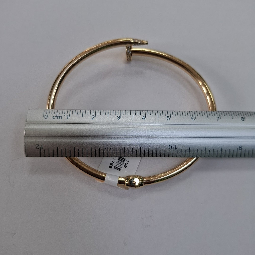 PULSERA CLAVO ORO 14K 6.3 (NUEVO)