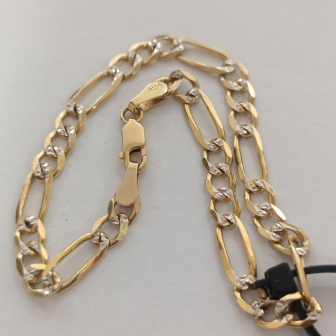 PULSERA ORO, RODIADO 14 K 6.7 GRMS (SEMINUEVO)