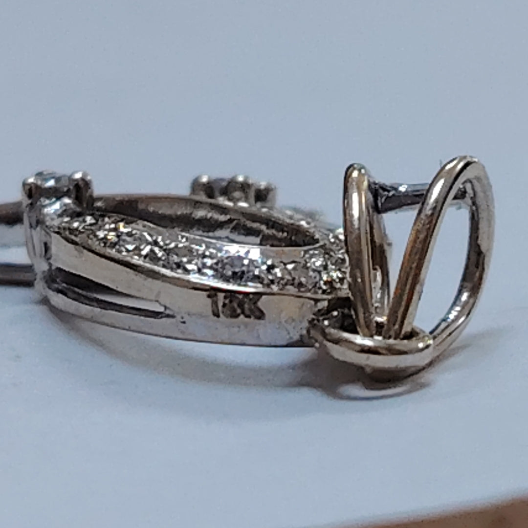 DIJE ORO BLANCO 18 K 2,00 GRMS (SEMINUEVO)