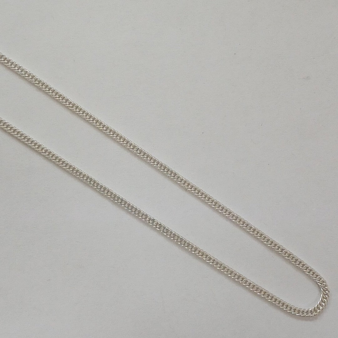 CADENA BARBADA PLATA .925 50 CM 4.12 GR (NUEVO)