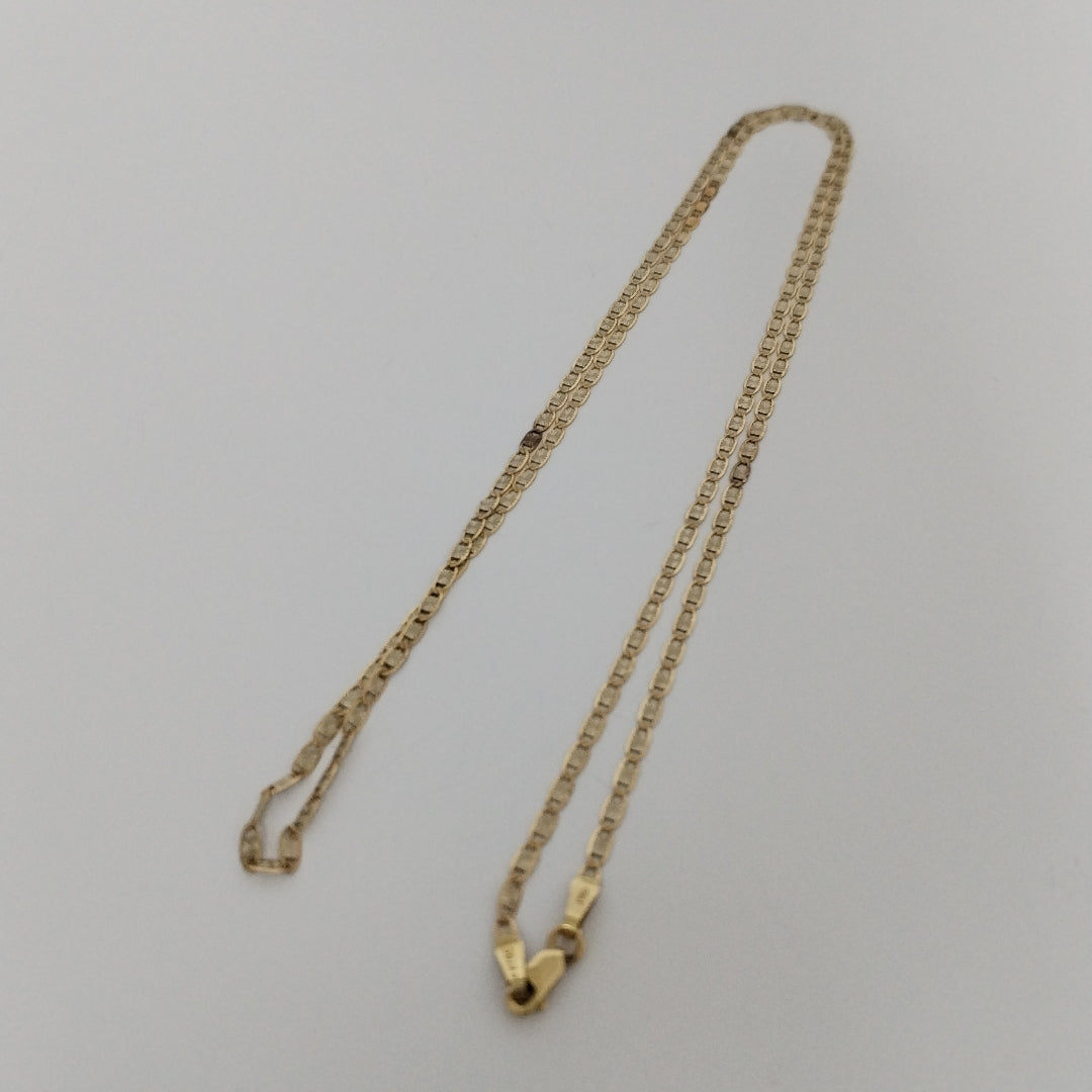 CADENA ORO,ORO COMBINADO 14 K 3,10 GRMS (SEMINUEVO)