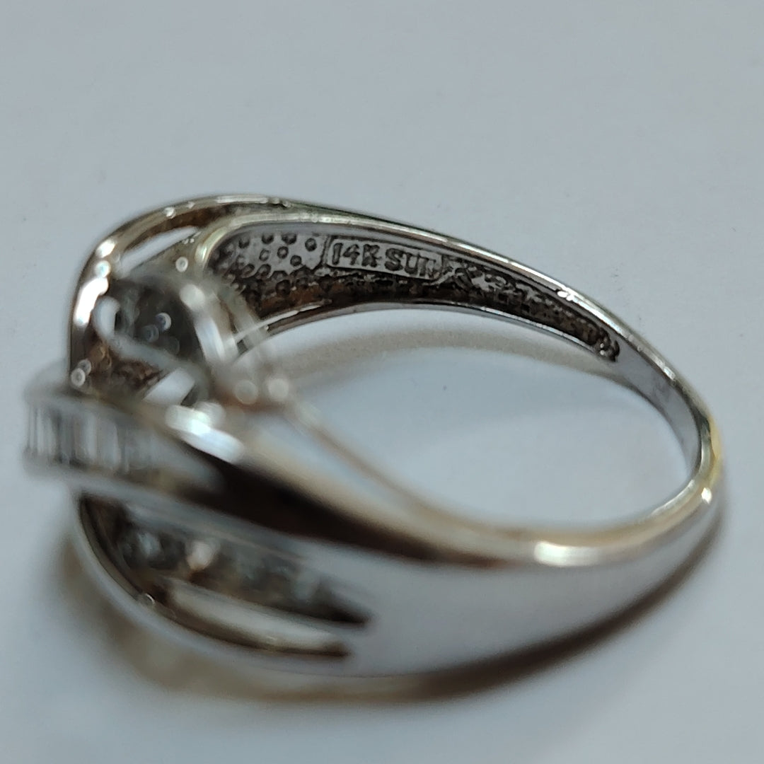 ANILLITO ORO BLANCO 14 K 3,20 GRMS (SEMINUEVO)