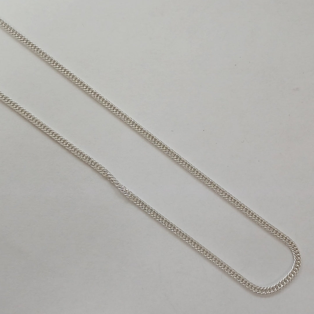 CADENA BARBADA PLATA .925 50 CM 4.22 GR (NUEVO)
