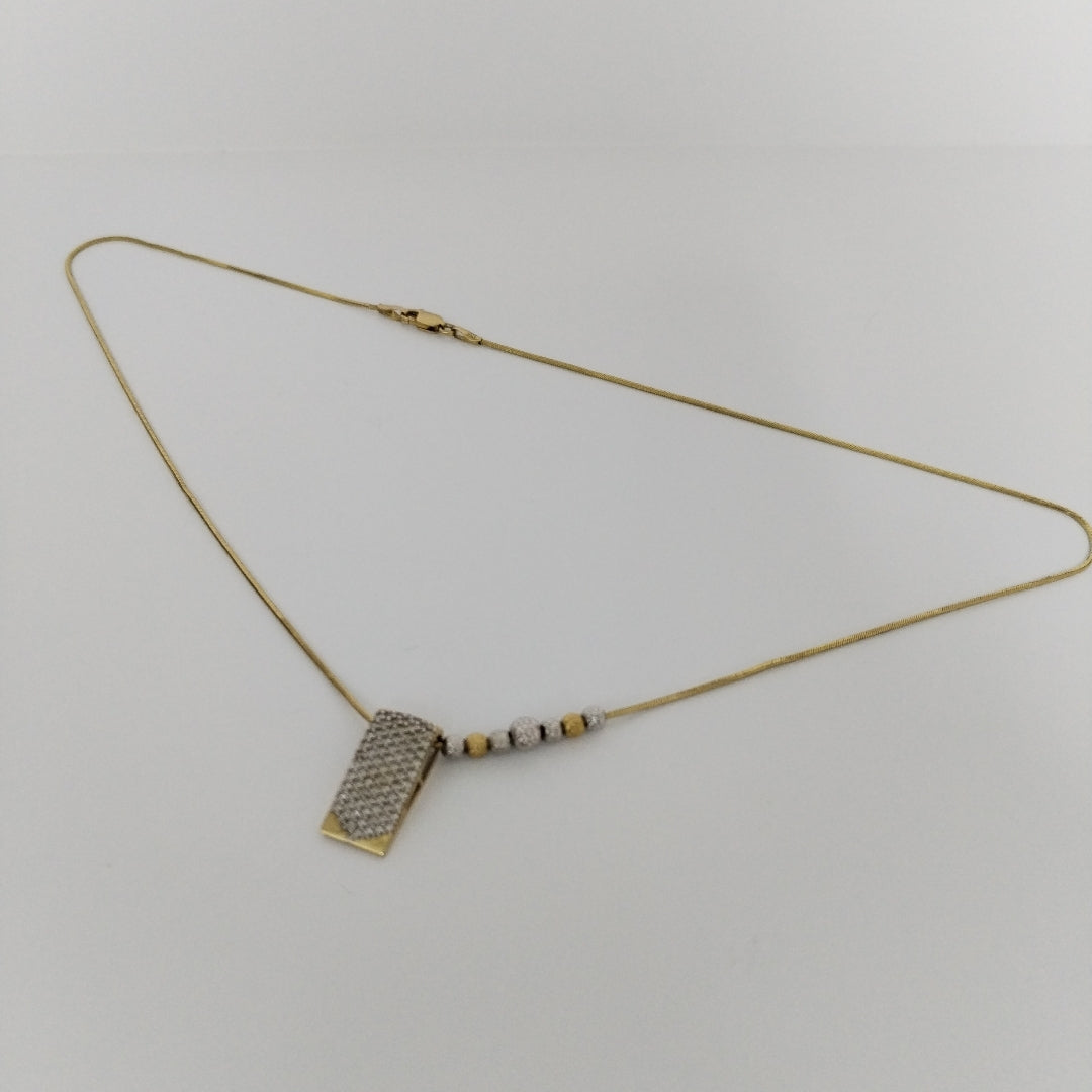 GARGANTILLA ORO 14 K 4.8 GRMS (SEMINUEVO)