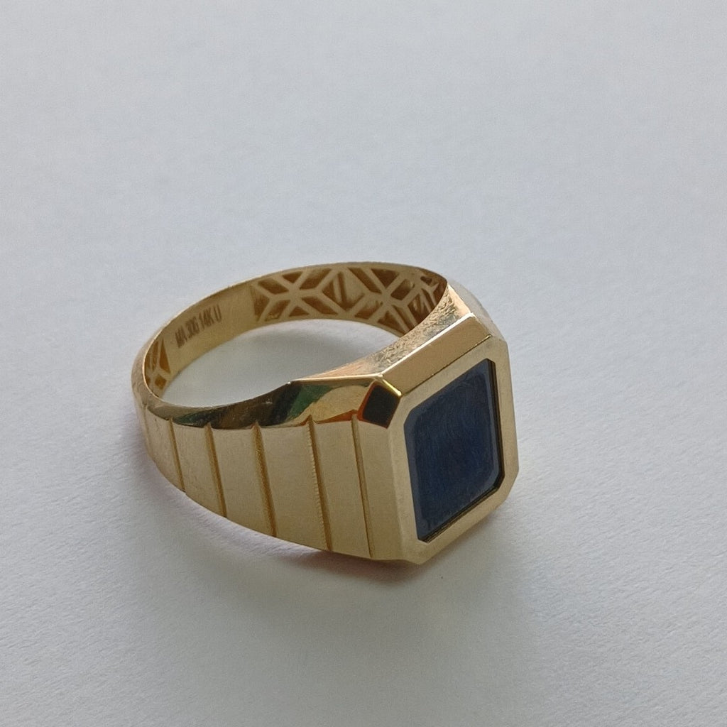 ANILLOS CABALLERO ORO 14K 5.6 (NUEVO)